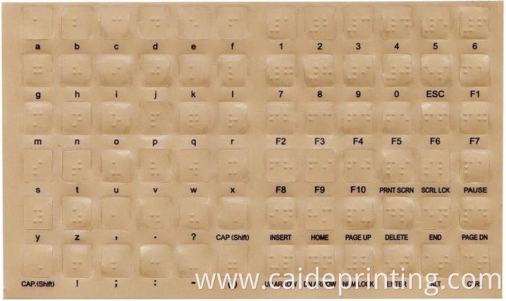 braille keyboard stickers